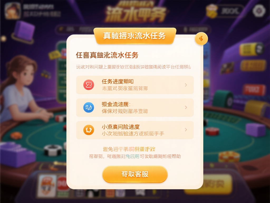 对于刚接触流水任务的玩家来说，可能会遇到一些困惑，